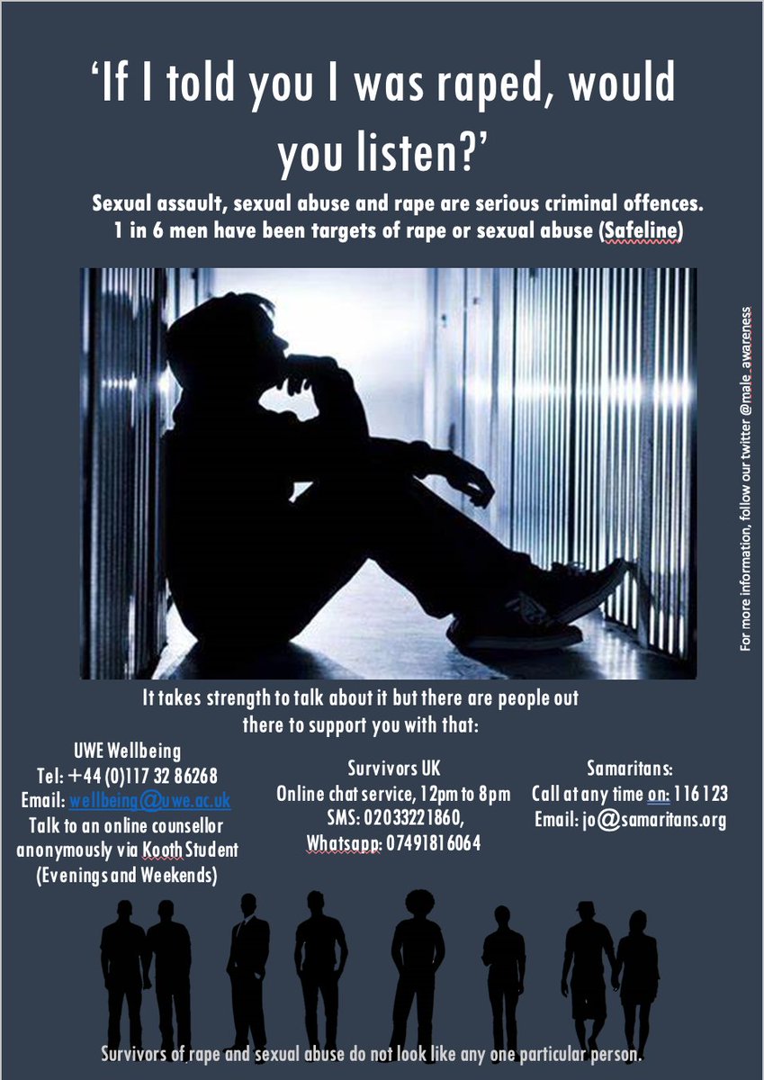 Male Sexual Abuse and Rape Awareness tweet media