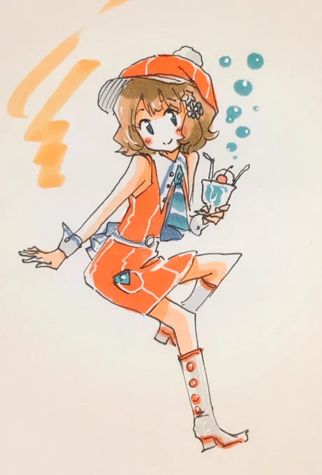 今日の桃子ちゃんセンパイ。のラクガキ。じぇりぽセンパイ。

ぱっしゅわ♪ 