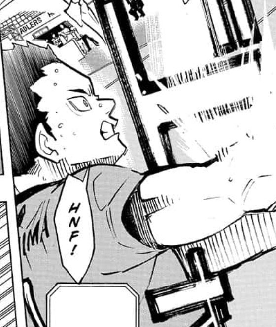 Haikyuu 384 Spoilers
.
. 
.
My guy received so hard his beard vanished 