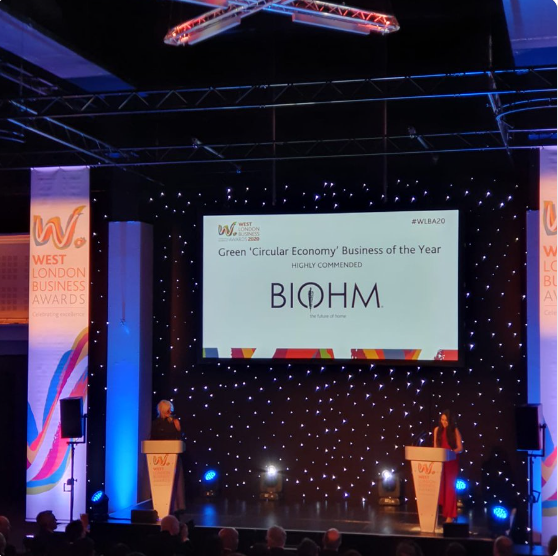 Bruneluni's tweet photo. Congratulations @biohmhome & our alumnus @EhabSayedDesign who won the Highly Commended award in the 'Green Circular Economy Business of the Year' category at the West London Business Awards last Friday
#WLBA20 #IamBrunel https://t.co/i5fAUGgJds