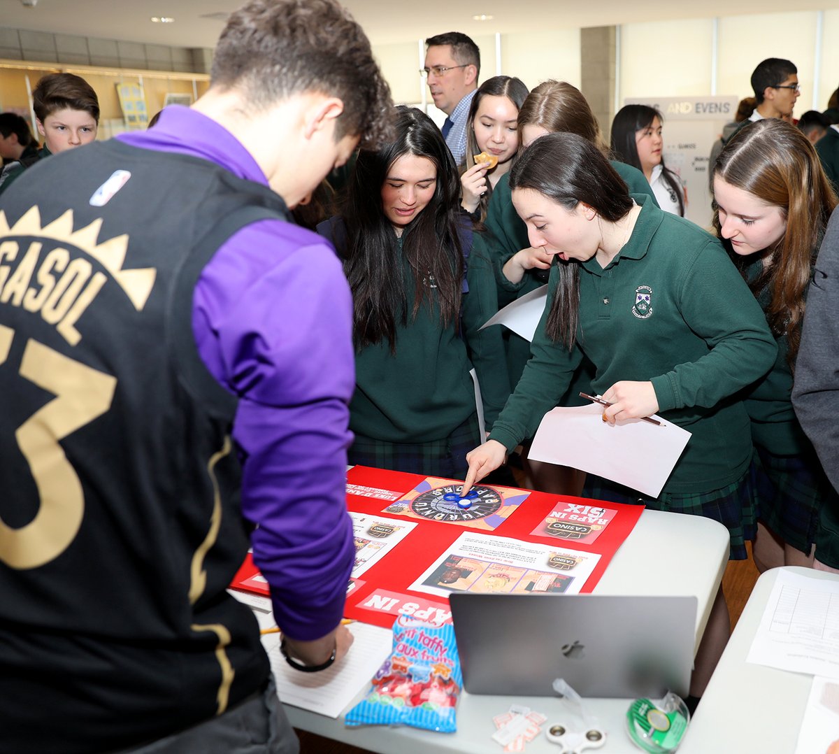 HillStrath's tweet photo. Our Grade 12 Data classes hosted their Annual Casino - a free event where Senior Students played games, completed evaluations and had fun! #HamONT #HillStrath #HSC #HSCcommunity #seniorschool #data #casino https://t.co/6kSDGOrbRv