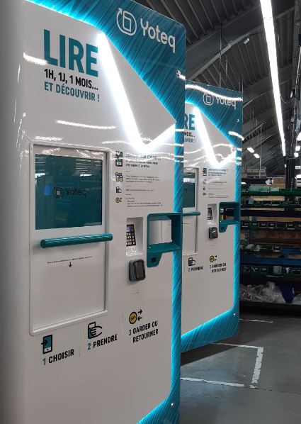 Yoteq, derniers réglages des bornes en usine avant de rejoindre les prochaines gares…