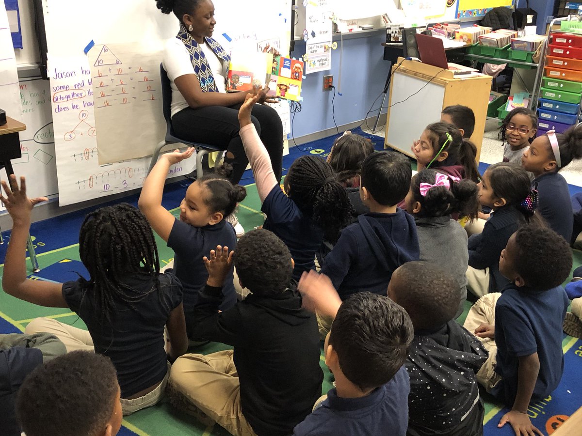HeySollers's tweet photo. @PortTownsES African American Read In was nothing short of AMAZING! Some of our 6th grade scholars read to our K-2 scholars and told them all about "Little Heros of Color" @PGCPSK5RELA @brkr1983 More pictures to come... https://t.co/iFOy5CU4Eg