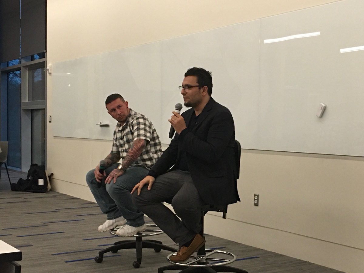 parentsforpeace's tweet photo. Parents For Peace’s @ShaliniKasida with members @Chrisbu94982722 and @hevalkellimd speaking at @GeorgiaTech to the Georgia Tech Hillel group and the Muslim Student Association. #CommunitiesAgainstExtremism #FamiliesFirst #PushtoPeace #EducateNotHate #BetTheChange https://t.co/TPZG1r42US