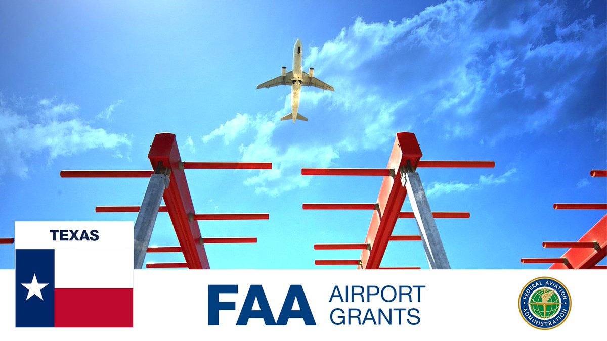 FAANews's tweet photo. .@USDOT announced the release of $24M in #AirportGrants to fund #infrastructure projects in #DallasForthWorth, #Texas. Read the press release at https://t.co/oXLMFSuhaX. To learn more about the AIP grant program, visit https://t.co/X1PSG6TKwd. https://t.co/RZzXUOkeKS