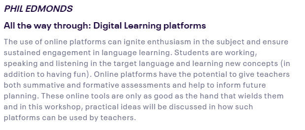 allswmfl's tweet photo. ALL the Way Through - Inspiring Lifelong Learning MEET THE PRESENTERS! #PhilEdmonds #Digital #Platforms #Assessment Top #CPD for #Mfltwitterati #Bristol #Curriculum #Progress @ALL4language https://t.co/vR5kpPCfsS @Joedale Getting the best out of @SenecaLearn @quizlet @GetKahoot https://t.co/Fr6JVr9KaD