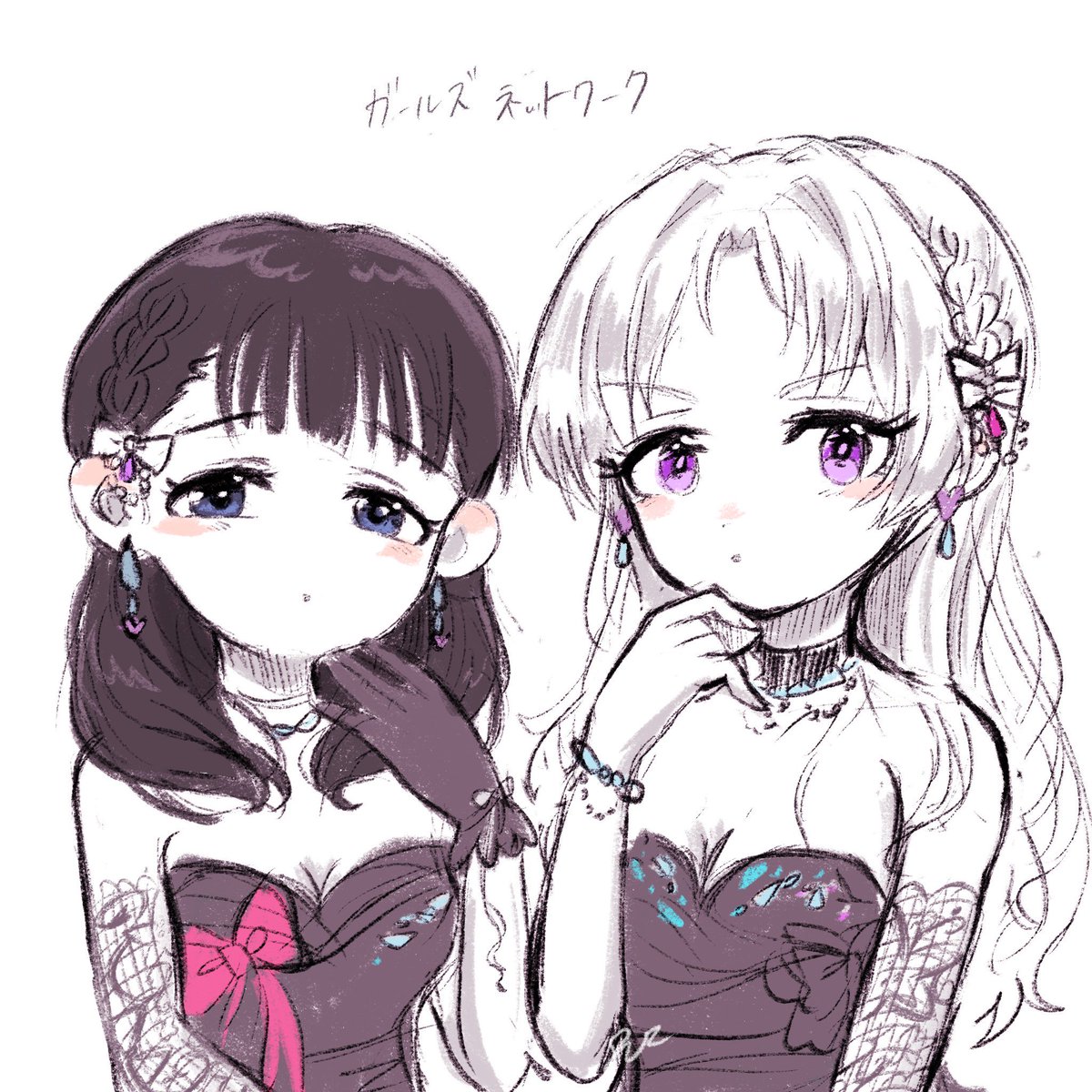 yoshiko_oyu's tweet photo. ガールズネットワーク
#桐生つかさ　#佐久間まゆ https://t.co/NqdPBhf0pA