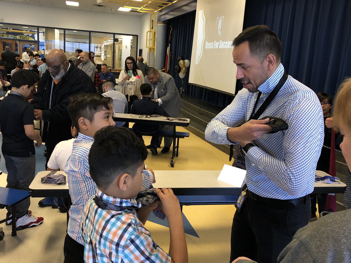 DrJarethaJordan's tweet photo. These young men will never forget this experience! Young men need strong role models and today these @IrvingISD staff members stepped in and lead the way. #tiesforguys #myirvingisd https://t.co/ORWbzFMO6A