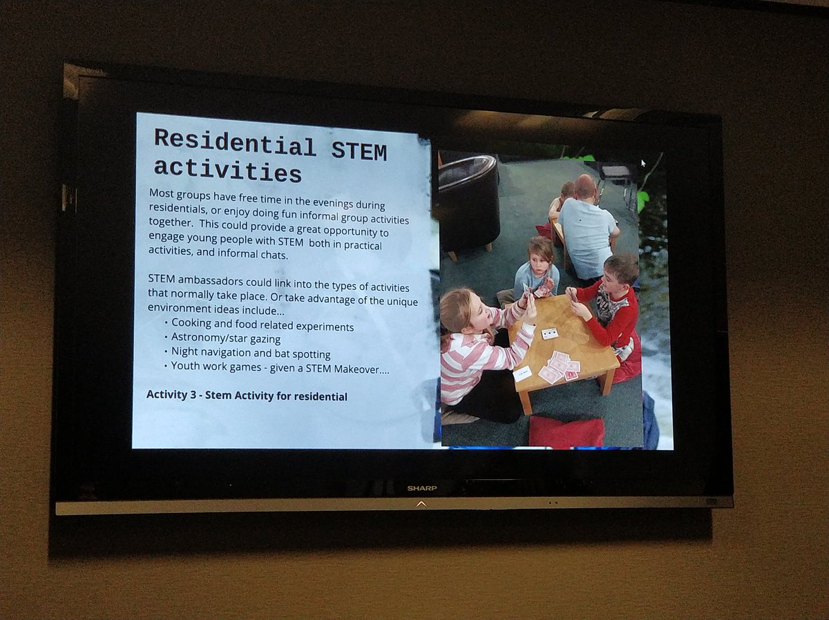 Residentials are a great opportunity to change everything for young people!
A new context for achievement in an informal environment!

<a href="/HostellingYandV/">Hostelling Scotland Youth & Volunteering</a> <a href="/hostellingscot/">Hostelling Scotland</a>

#ScienceConnectsConf