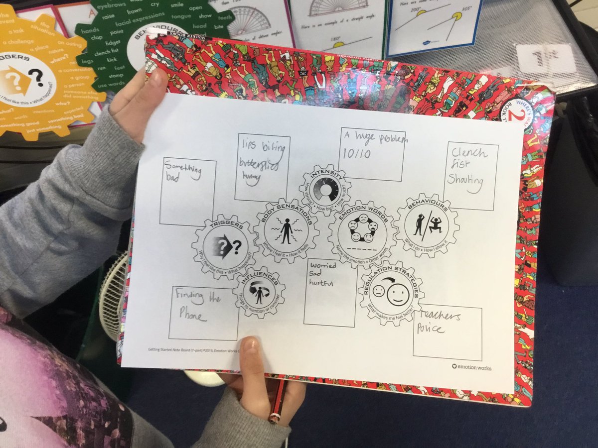 LochsidePS's tweet photo. In #P6D we have been learning about internet safety, we discussed the importance of being kind online and of knowing who we are speaking to. We watched a Cyber Detectives video and used the @EmotionWorksCIC cogs to discuss the emotions felt by the characters https://t.co/Fmzdvk5Bgq