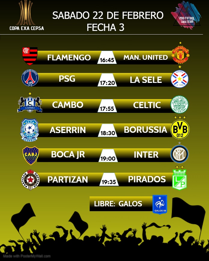 EXACEPSA1's tweet photo. 3ra Fecha... #exacepsa https://t.co/dwS19wbwcd