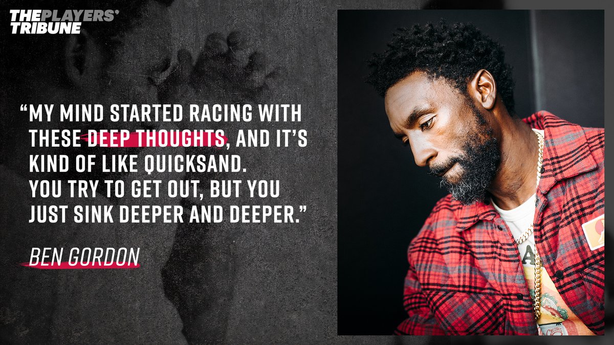 “I was stuck.” 

Ben Gordon on mental health, trying therapy, and figuring out what was happening inside his head.

📝: playerstribu.ne/BenGordon