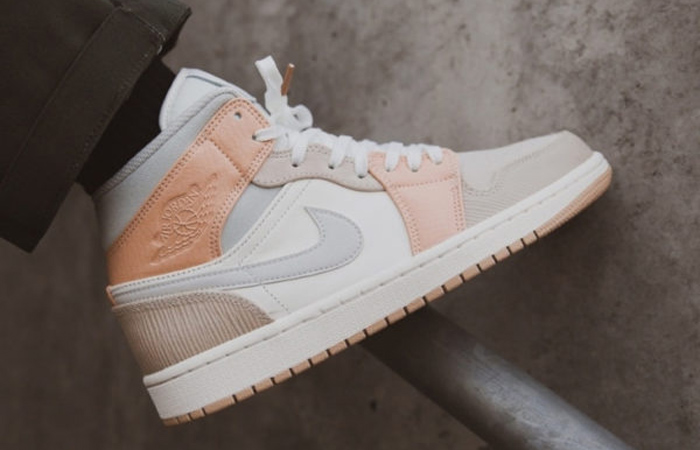 peach jordan ones