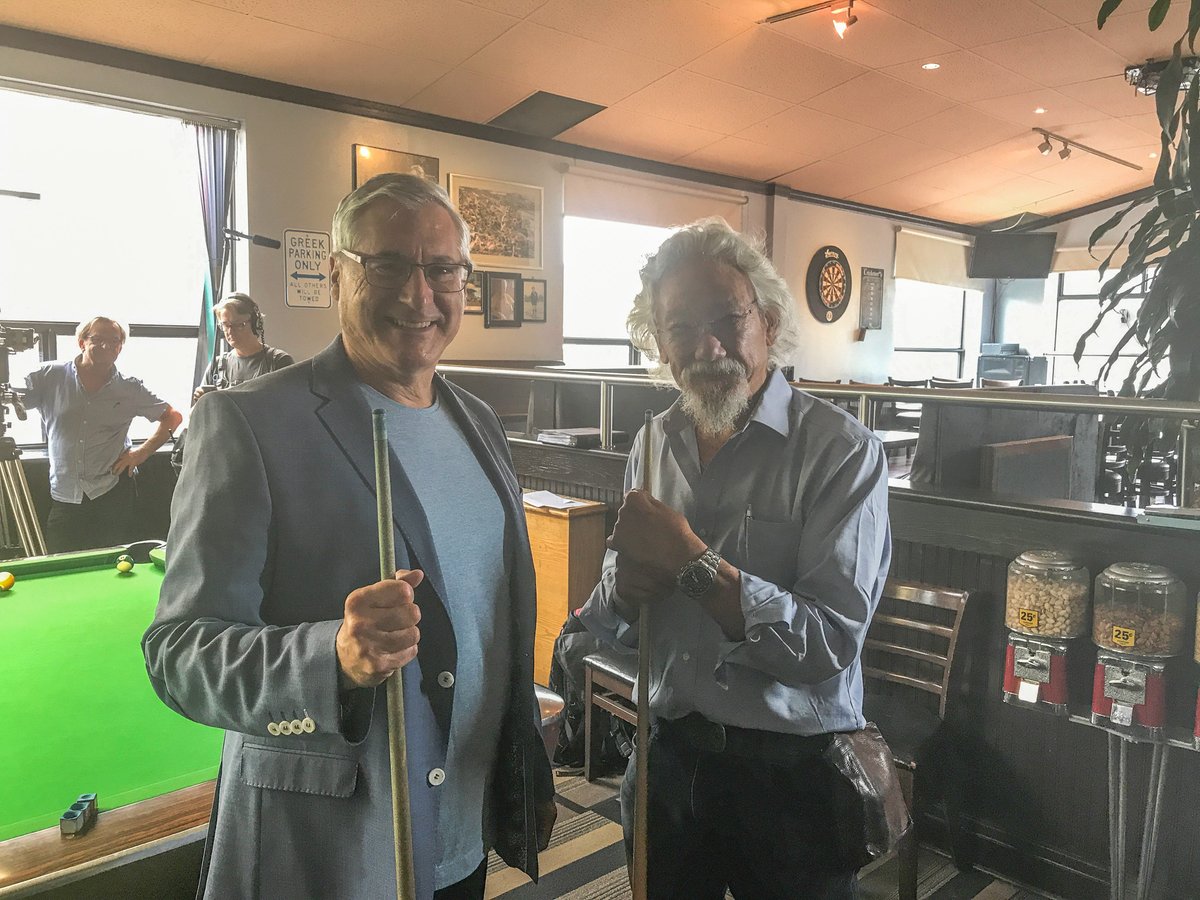 Baycrest's tweet photo. Thrilled to have had David Suzuki and the @cbcdocs team at Baycrest to chat with Dr. Howard Chertkow, @asek47 and some of the @rotmanresearch team, and Dr. Marilyn Reed about what it means to age well. Catch them in the upcoming #NatureOfThings episode Friday, Feb 28! #CBCTNoT https://t.co/3iSyU1ghiO