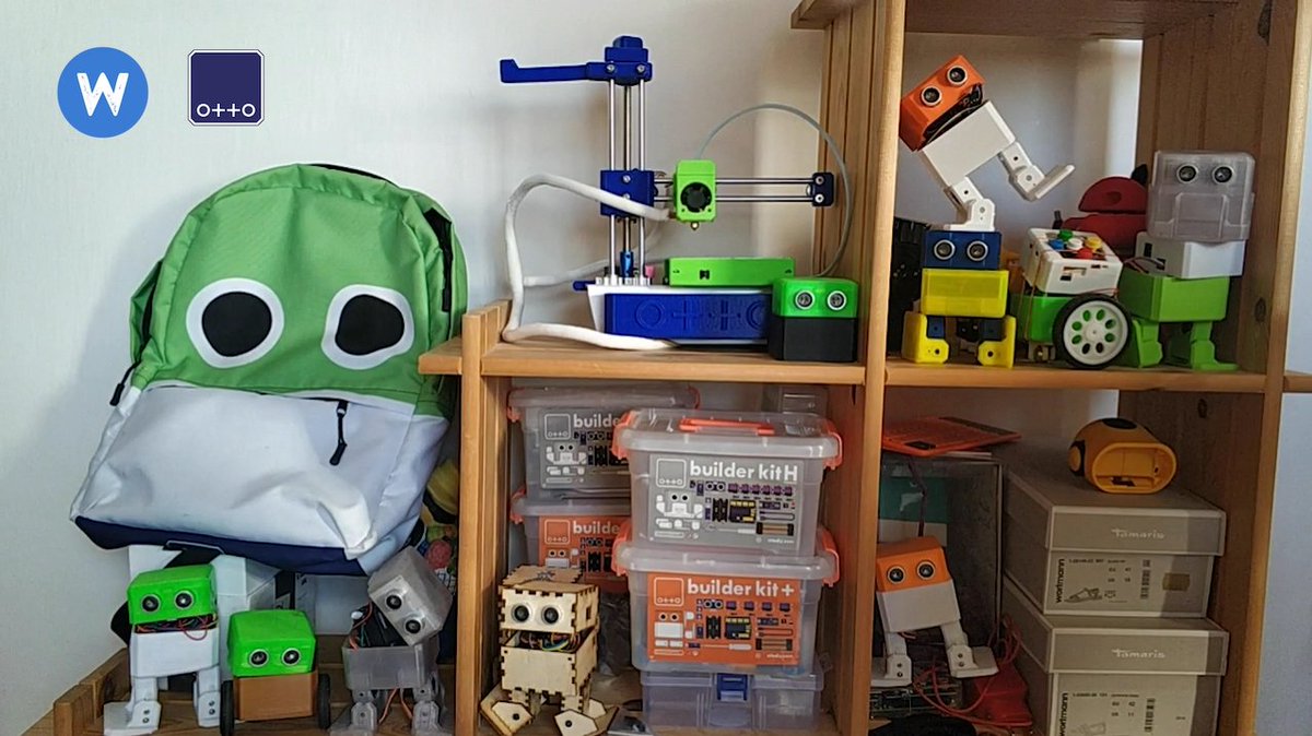 wikifactory's tweet photo. Wikifactory and @OttoDIY partnered to acknowledge the most creative #Ottobuilders who remixed this famous #opensource #robot! #OttoREMIXChallenge WINNERS ANNOUNCEMENT ❗🤖https://t.co/XR6x1UvX4y Congrats! Do you have an idea for a future challenge? Share it on the comments below! https://t.co/nTljJ5CWWs
