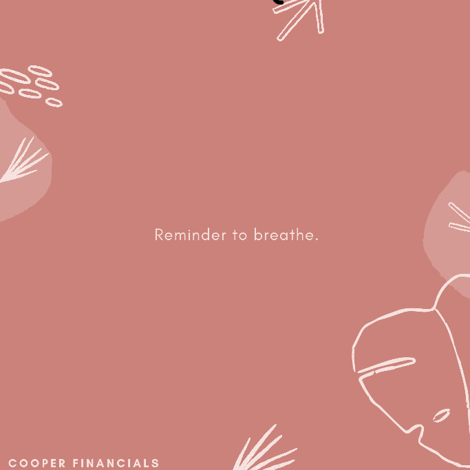 cooper_finance's tweet photo. Challenge for today: every time you wash your hands, take a few deep breathes and clear your mind. A quick and easy mini-meditation practise 🙏🏼 https://t.co/Wk6xzNglaR