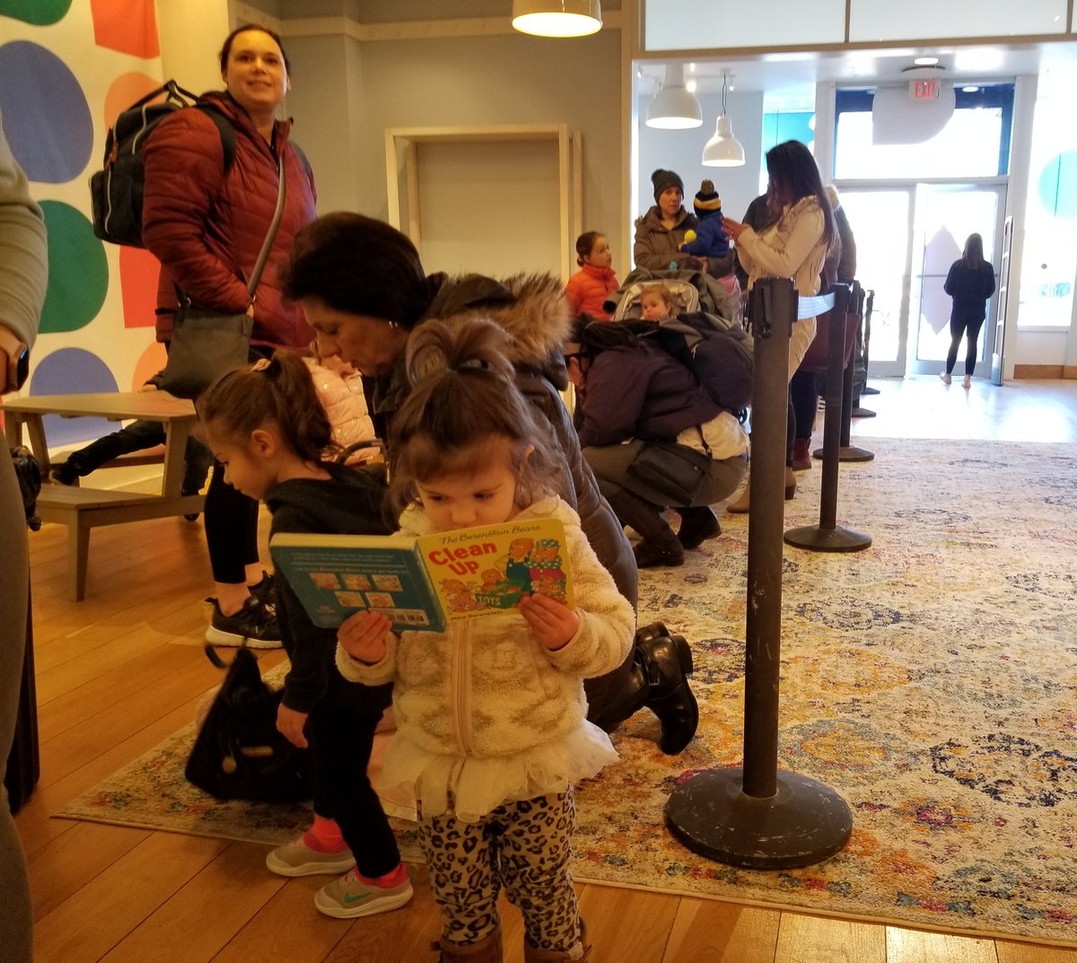 They're lined up early <a href="/DerbyStShops/">Derby Street Shops</a>. Kiddos and parents alike waiting to meet their favorite celebrities.