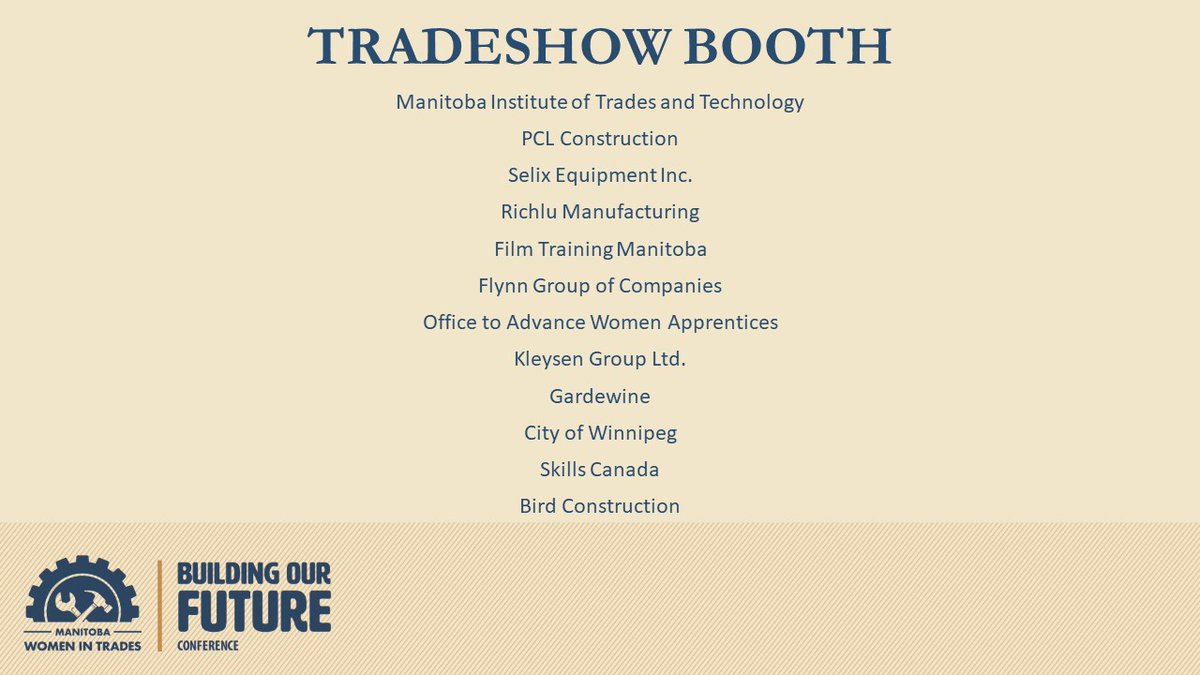 MBWomenInTrades's tweet photo. Did you happen to connect with one of our Exhibitors at the conference but didn't get a business card?  You can find the list of all our exhibitors here! https://t.co/VUGW0TmyVo https://t.co/n25AOhGADG