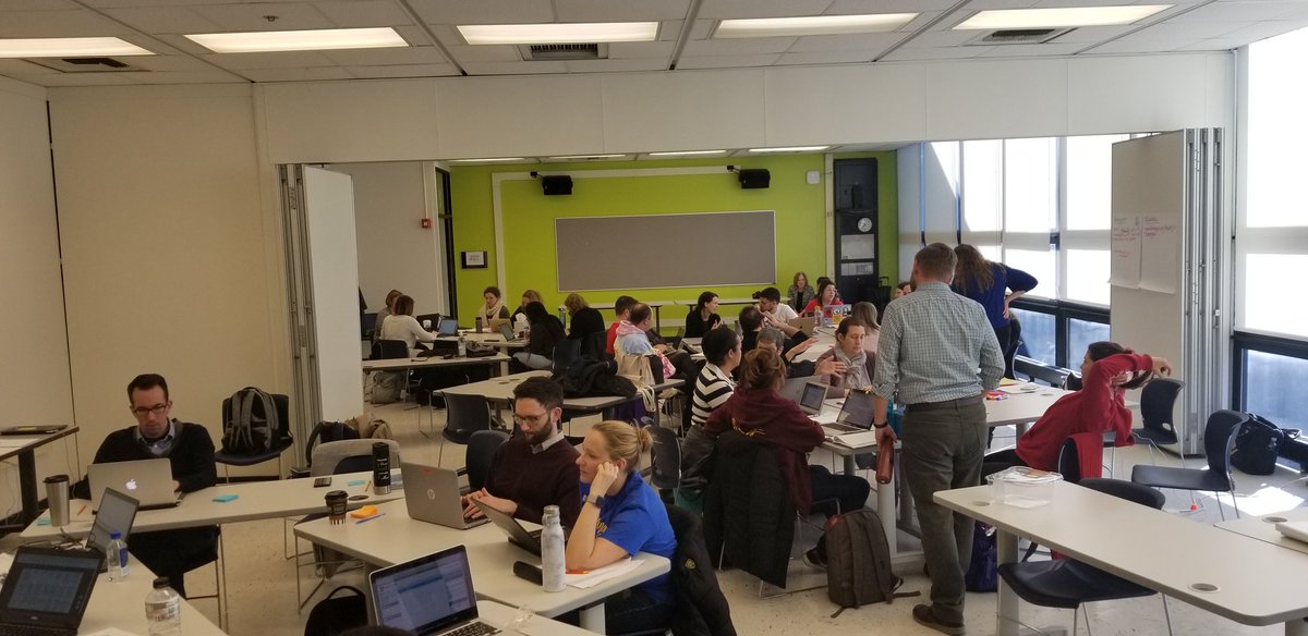 NickStoyas's tweet photo. Hanging out with amazing theater educators from @FFAC225 @hibbardcps @UNHTheatreDance @NealFSimeon_CA  @KingCollegePre1 &amp; Carter School of Excellence as they unpack standards with @CPS_Arts @PCG_US @pcgeducation @JeffWaraksa @ArtsEdCafe &amp; @_SEADAE! Thanks for hosting @DyettArtsHS https://t.co/FXBX5XLHwD