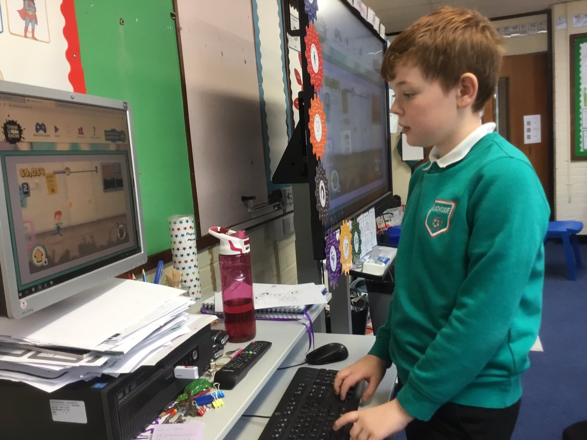 LochsidePS's tweet photo. In #P6D we have been learning about internet safety. We talked about things being appropriate for our age. We used the Think You Know website to play a game and answer questions about what we would do in different situations. We scored over 100,000 points. #Technology https://t.co/50dio430dG