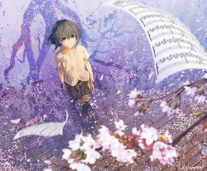 「君 の 音」
#TrymenT
#pixiv (https://t.co/NsR6VMimAu) 