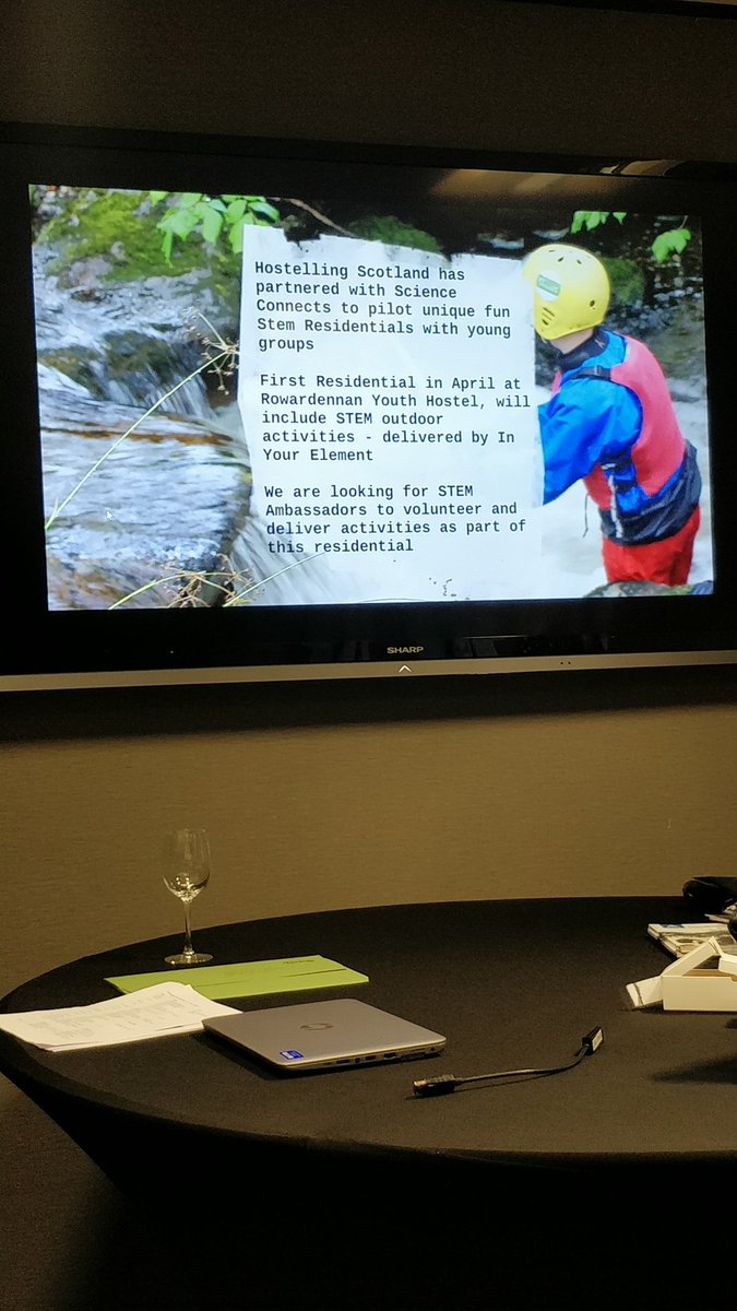 #STEMAmbassadors are needed to support <a href="/hostellingscot/">Hostelling Scotland</a> and <a href="/HostellingYandV/">Hostelling Scotland Youth & Volunteering</a> with #STEM residentials!! Get involved!

#ScienceConnectsConf