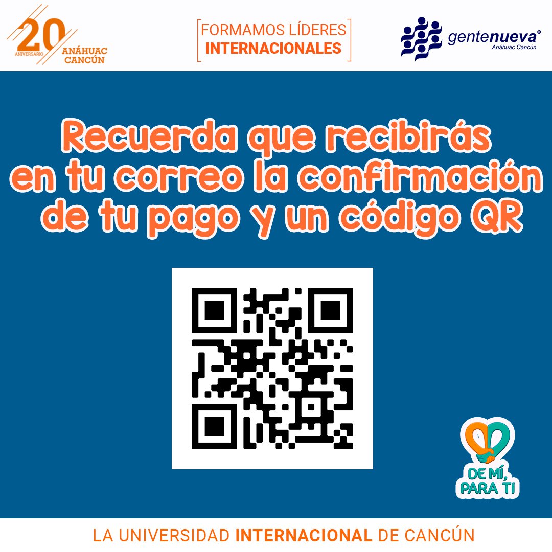 ¡La venta de boletos del Congreso de Gente Nueva 2020 empieza ya🎫!
Ahora podrás pagar en línea, más rápido y más fácil.😎