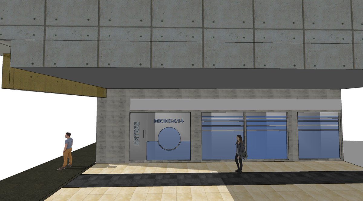 albatrosmulti's tweet photo. Avant l'action, la réflexion !
un exemple de modélisation 3D et de présentation d'un projet d'enseigne pour un cabinet médical. https://t.co/XqveWs6AOZ