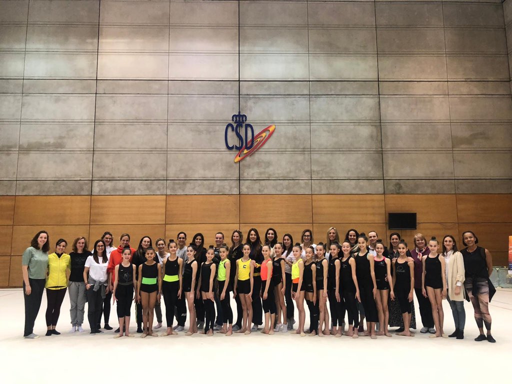Finalizada la jornada de tecnificación junior celebrada en el #CARMadrid!! Muchas gracias a todas las gimnastas y entrenadoras asistentes! #GR