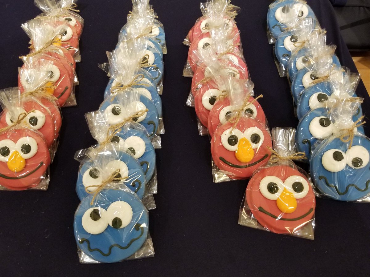 Every child receives a hug, a picture and a cookie of course.