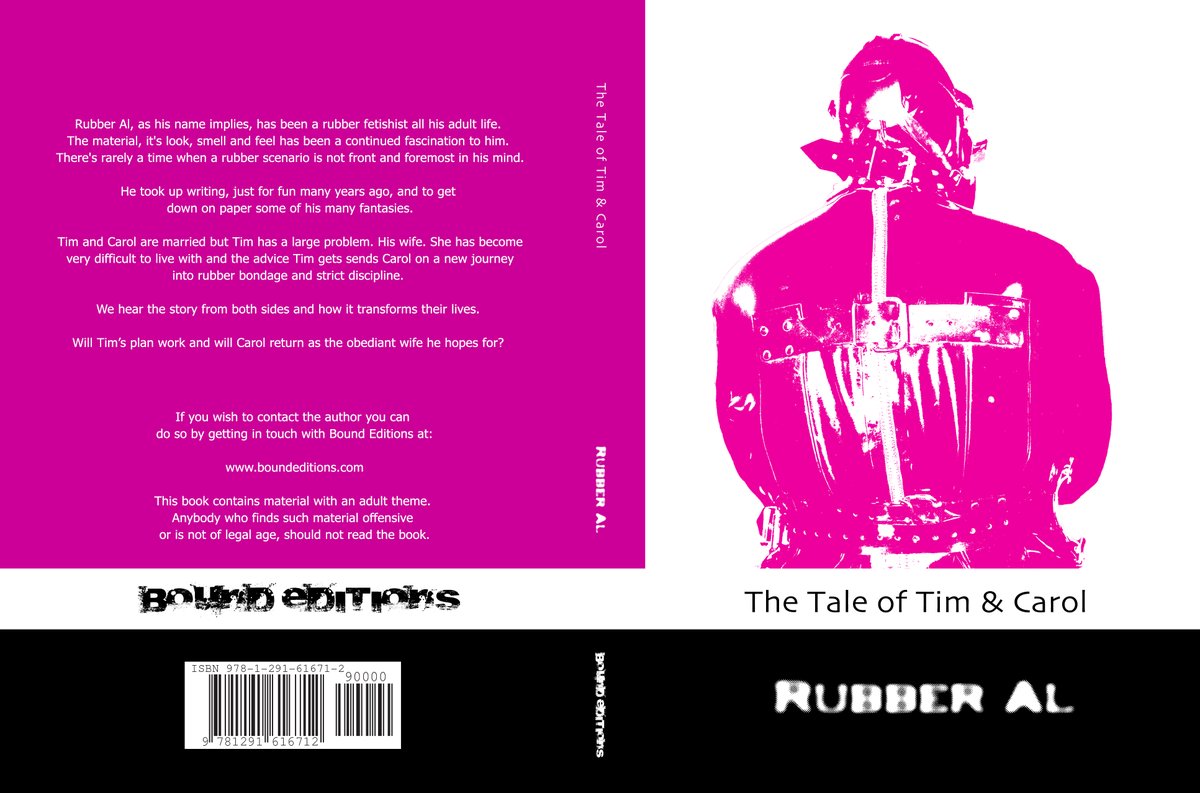 BoundEditions's tweet photo. The Tale of Tim &amp; Carol by Rubber Al
Tim has a problem. His wife is out of difficult to live with. So he sends her off to be trained in rubber bondage and strict discipline. Will it work? We hear from both sides. https://t.co/s6INdlCuMy