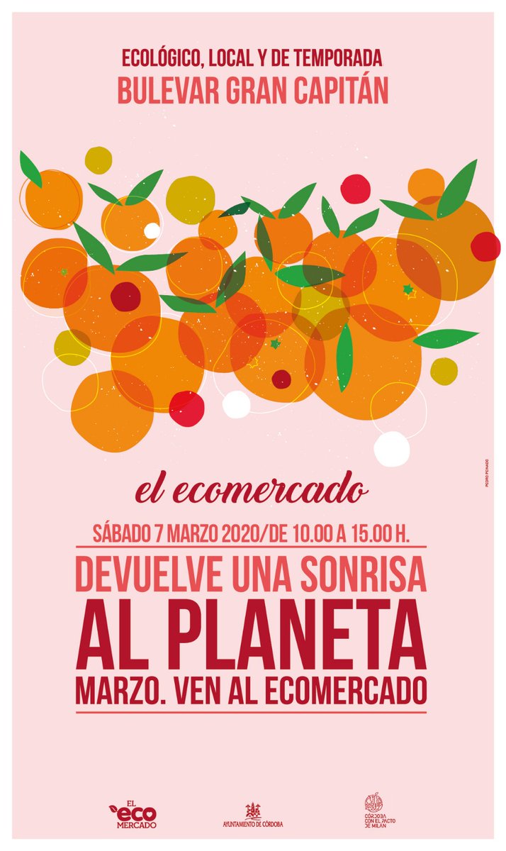 elecomercado's tweet photo. Sabéis que pasa en #CordobaEsp el primer sábado de cada mes?
Pues que nuestras productoras nos ofrecen alimentos de aquí.
Buenos para nuestra salud y para la salud de nuestro planeta.
Sábado 7 de Marzo 
#elecomercado
#PactoMilanCordoba https://t.co/tfuYGouOSL