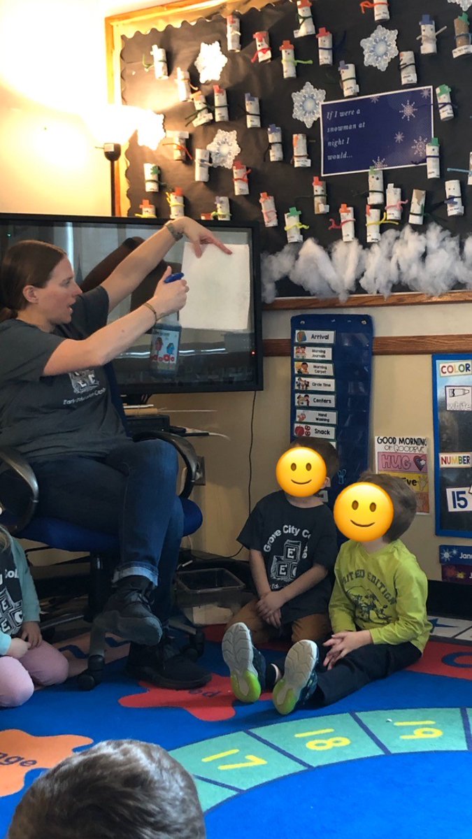 GCCEEC's tweet photo. We learned a lot this week at the #GCCEEC! We learned what germs are, how they spread, and how to cover ourselves when we sneeze.  It was so interesting! We also had a wonderful Spanish lesson from a GCC student who taught us how to say colors in Spanish! #GCCEDU https://t.co/q3jXjzEjdS