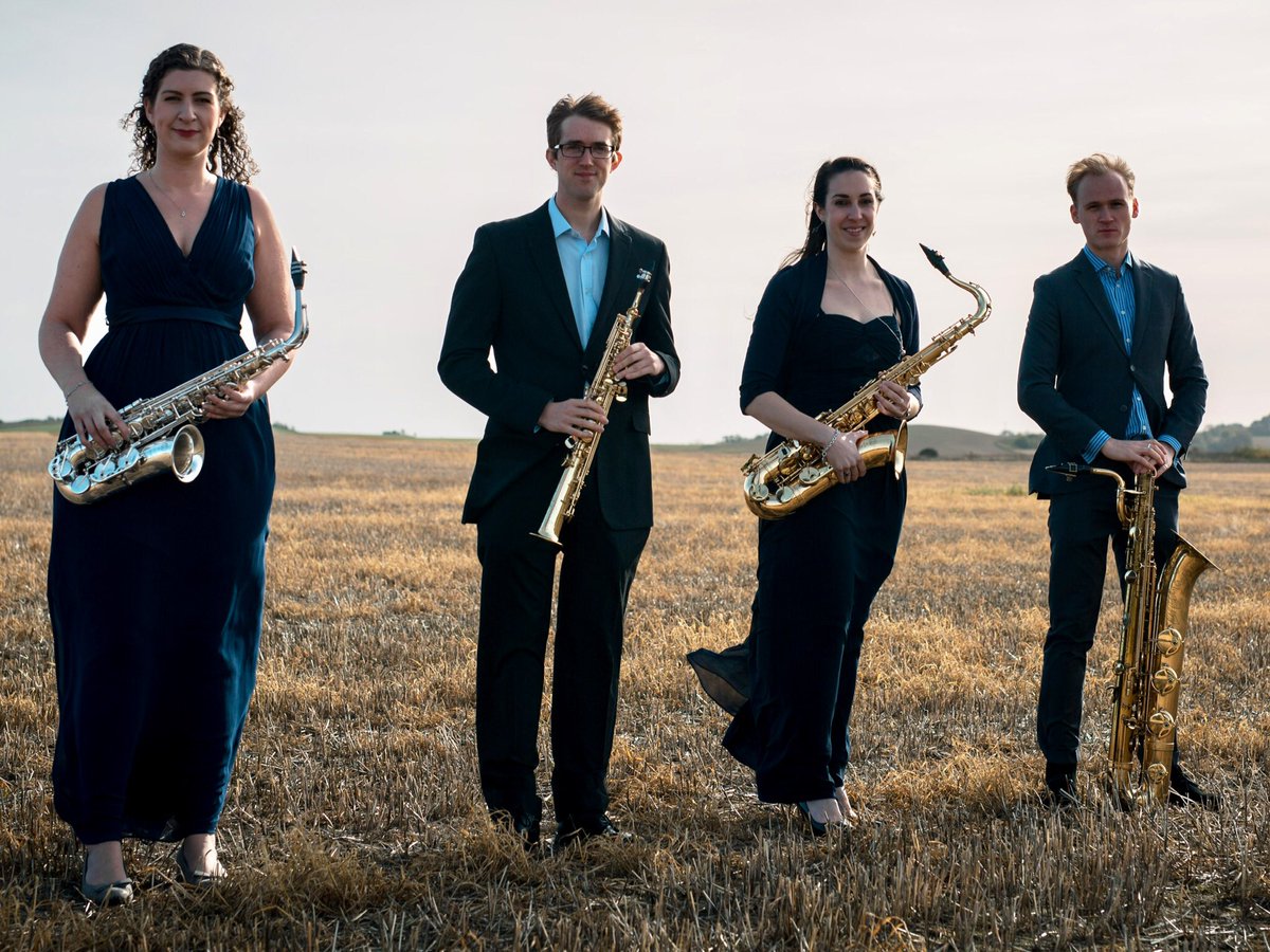 MusicSkipton's tweet photo. SAVE THE DATE: Tuesday 26 January 2021... Delighted to announce the 4th concert of our new season with the fabulous @BorealisSax4tet 🎷🎷🎷🎷 feat. music by Bach, Bernstein &amp; new women composers (yay!) Full details on FB event https://t.co/T3mbdPMt9P Tickets on sale in May. https://t.co/RnSJi47Tnn
