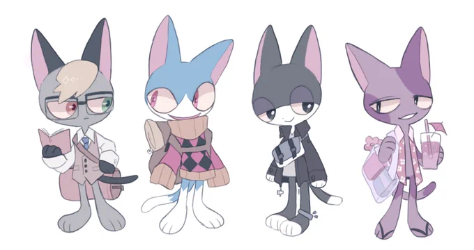 #AnimalCrossing 
お気に入り猫住人🐾🐾 