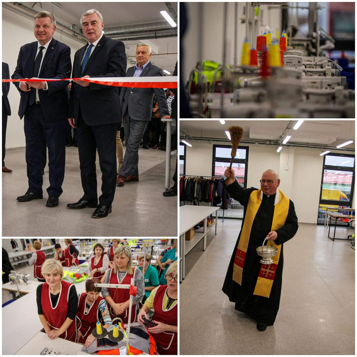 A_Betkowski's tweet photo. 🗨️📷 W Baćkowicach w powiecie opatowskim  ponad 3,5 mln złotych środków unijnych. Duża firma szwalnicza zatrudniająca kilkadziesiąt osób, rozpoczyna działalność. 

Mój Zarząd wspiera małych i średnich przedsiębiorców. Wczoraj umowa z BGK - 37 mln złotych na innowacyjną gospodarke https://t.co/Iwx40KC52D