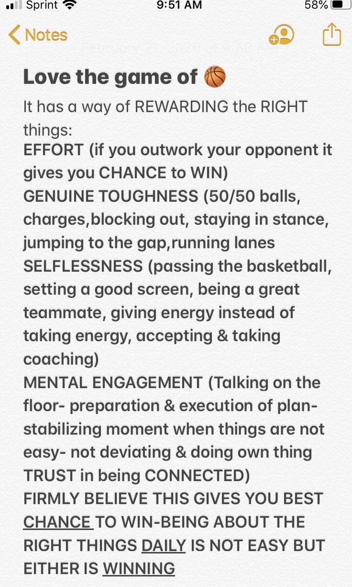 coachclancy11's tweet photo. Greatest game in the 🌎 -
TREASURE it! VALUE it! RESPECT it! https://t.co/JyjTAHkmvj