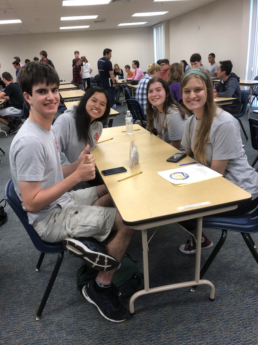 hoxteach's tweet photo. Vero Beach High School at the IRSC Math Olympics!  Go teams!! https://t.co/CSZzI4xgiK
