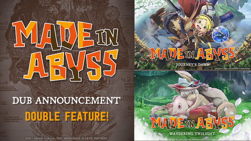 HIDIVEofficial's tweet photo. [🚨 NEWS] MADE IN ABYSS Journey's Dawn and Wandering Twilight are coming to HIDIVE! Perfect time to catch up if you haven't watched them yet! 😍

read more here: https://t.co/MJ2njgJFfg https://t.co/IEFhMF9gzA