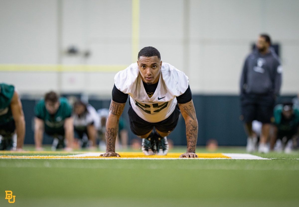 BUFootball's tweet photo. Start fast.  Finish strong.

#JustTheStart | #SicEm https://t.co/fyqo6SjMNP