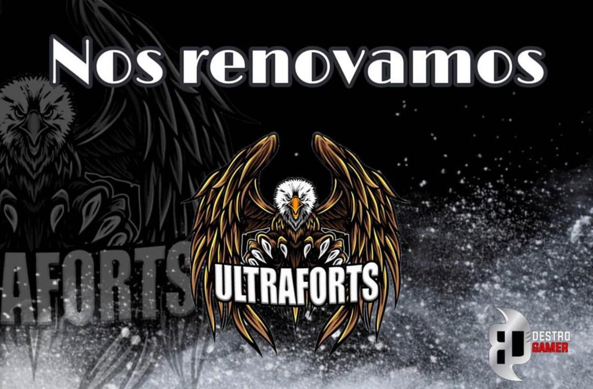 [🦅 NOS RENOVAMOS 🦅] 
-Junto a esta RENOVACION nos creamos twitter. 
Se vienen cambios en la Organizacion de TORNEOS
-Nuevos fichajes
-Mas sponsors
-Mas profesionalidad.
-Cambios en las recompensas a nuestros jugadores.
¡¡¡VIVA ULTRAFORTS!!!