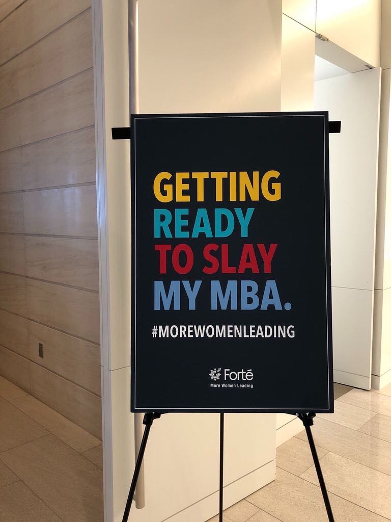 fortefoundation's tweet photo. Our #MBALaunch events in Boston and Houston today have begun! Special thanks to @Hines and @EatonVance for hosting. #MoreWomenLeading https://t.co/vUnNXewKGS