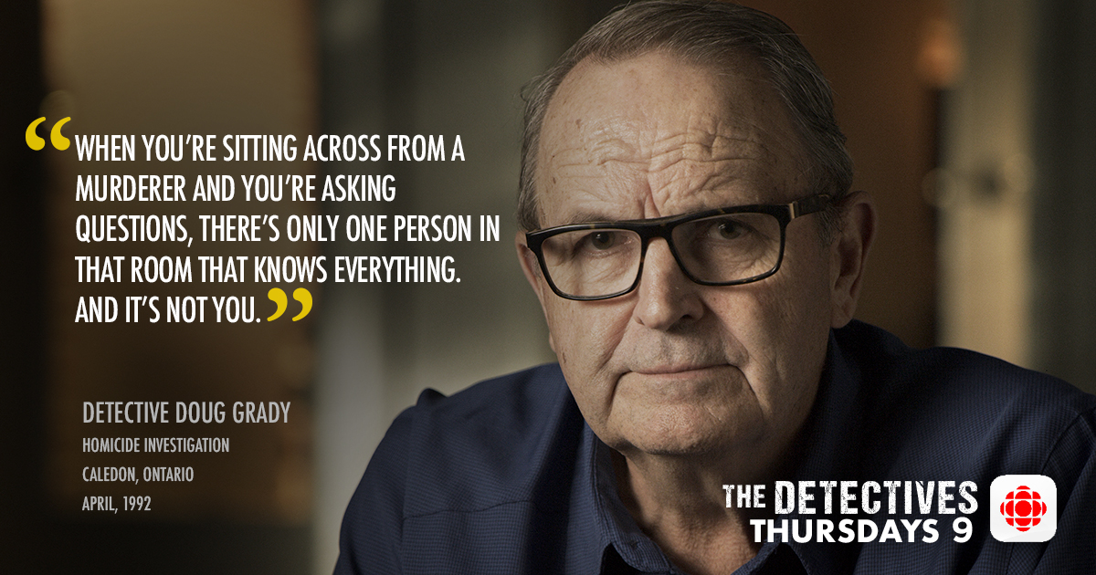 CBCDetectives's tweet photo. Detective Doug Grady uncovers a pattern of escalating crimes that suggest a serial killer is loose in Ontario’s cottage country.

Watch Episode 7 of The Detectives on CBC Gem: 
https://t.co/BMmM6aCvai https://t.co/IUsWJKvQ58