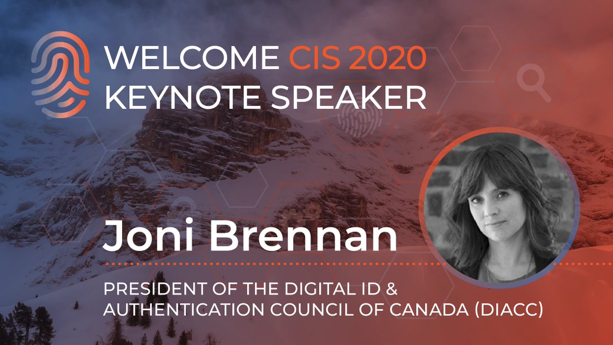 CyberIDSummit's tweet photo. Our second Keynote speaker, returning for #CIS2020 is .. @jonibrennan! 🥳 @mydiacc #DIACC #CyberIDSummit https://t.co/uNVX7QU1i5