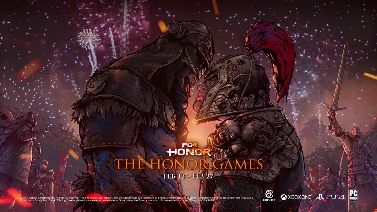 UbisoftSupport's tweet photo. Warriors! As the weekend approaches, we see no better time to jump into the limited-time #HonorGames event in #ForHonor and bring your faction glory! ⚔
Find out more in the official trailer below, and be sure to take part before February 27th:
➡ https://t.co/ChkShn3FA4 https://t.co/RB5C0W61vr