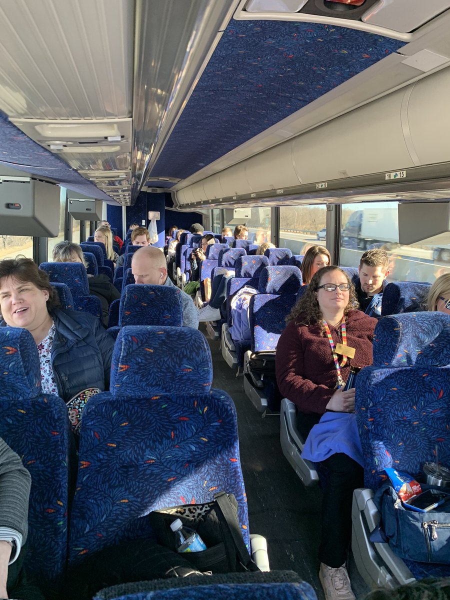 HowellNorthFHSD's tweet photo. Teachers and students from across the district are headed to Olathe to check out power lunch! #FHSDcommunity https://t.co/aFV8QDKdcu