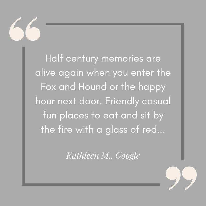 #Thanks, Kathleen! 😊 We’re proud of <a href="/FoxandHoundsSTL/">Fox & Hounds Tavern</a> – the #food is delicious and the atmosphere is timeless.