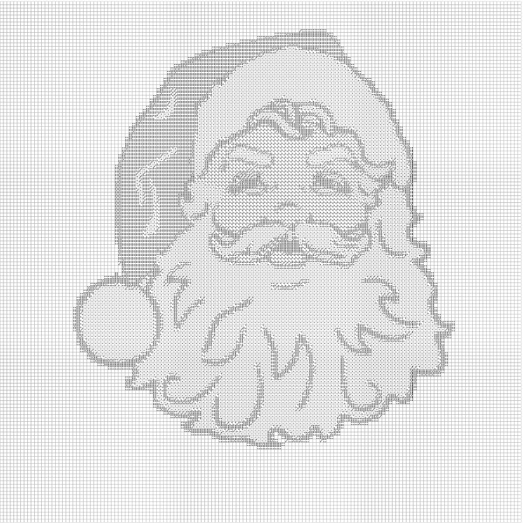 jjaynick's tweet photo. @GiftedTawk @Scribit_Design Here is a Classic Santa from @openclipart converted to a 22,500 dice image https://t.co/b7vzULuEiy  I uploaded it to Scribit and passed all checks. If you want me convert one of your images let me know. I can use fewer dice too if you want. https://t.co/3FwunFdBU0