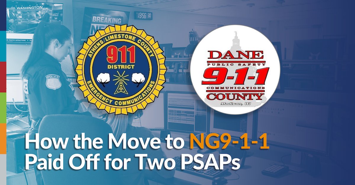 sm_larsen's tweet photo. We recently spoke with the leadership at two PSAPs who upgraded to our @SolacomT Guardian solution a few years ago to learn what their move to NG9-1-1 has meant to their operations. https://t.co/61gm3dBdnv #PSAP #NG911 #textto911 https://t.co/0Nl5YYRHrK
