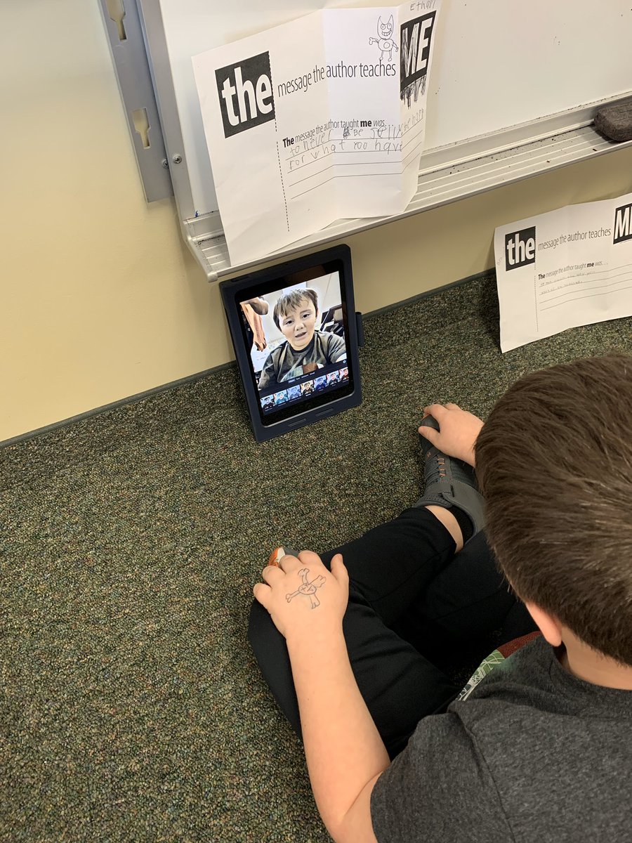 jlthompson26's tweet photo. A big thanks to @GCReads2Succeed for an amazing lesson on Theme, the message the author teaches ME!! We recorded the theme and text evidence on Clips! Can’t wait to create and share more!! #HarrisHappenings #GCSCpride https://t.co/04tjWK3ZGs